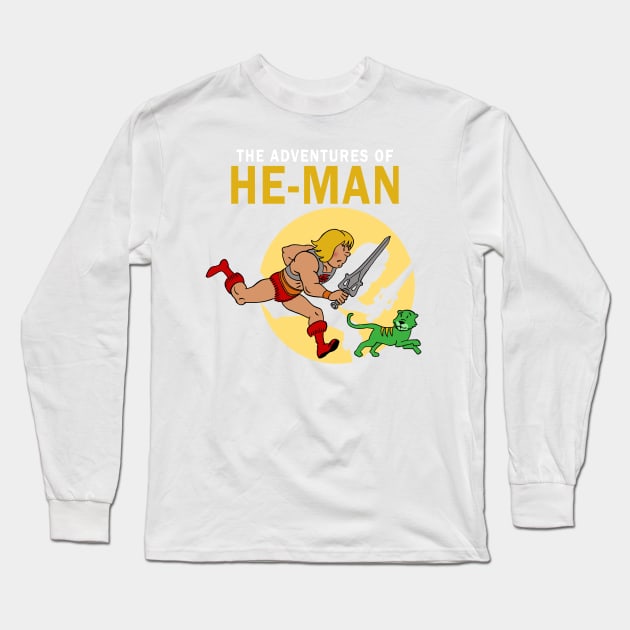 The Adventures of He-Man Long Sleeve T-Shirt by MarkWelser